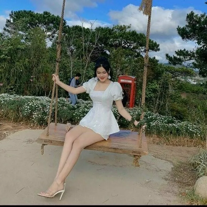 Set Bộ Đũi Cột Nơ Lưng Tiểu Thư (có Mút) Cute V303 - Cloudy Dress