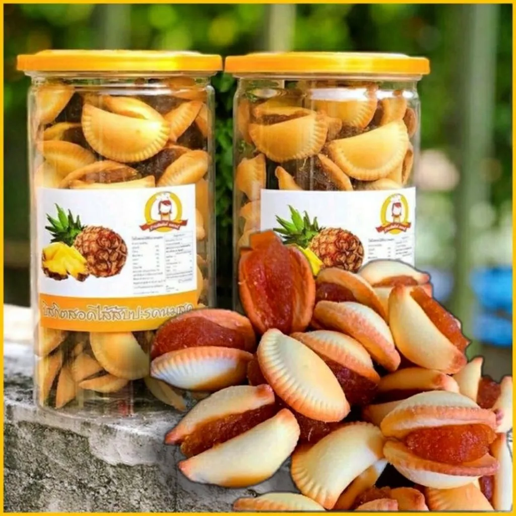 Bánh Sò Khóm Thái Lan 260g/lon - Ăn Vặt - Minh Ngọc