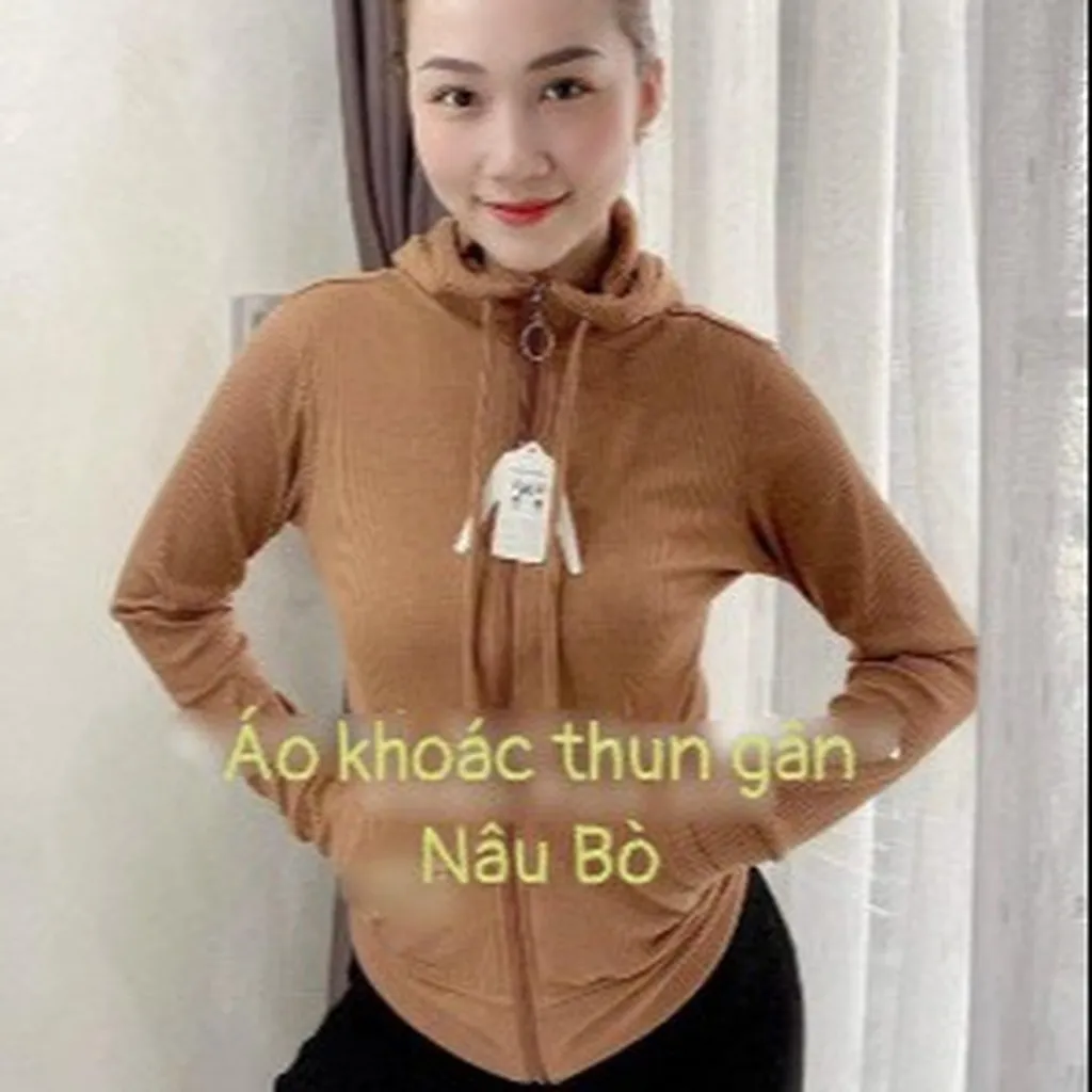 Áo Khoác Gân Trơn Nữ Cao Cấp Gk11 - Be Yoursefl