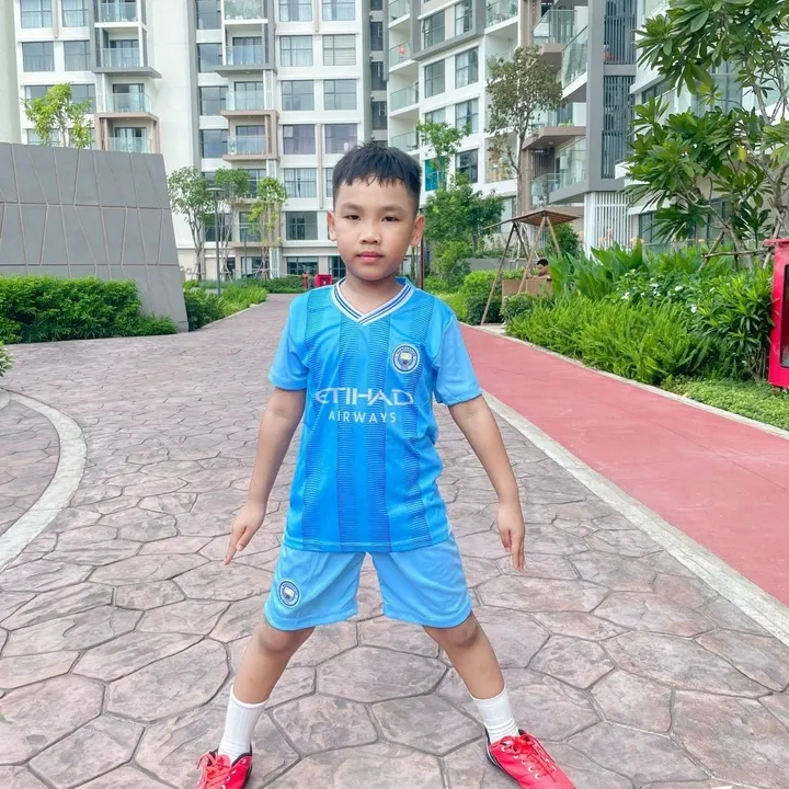 Alternative view of Quần Áo Đá Bóng Trẻ Em Manchester City Sân Nhà, Sân Khách Jlmach01 - Zinpro