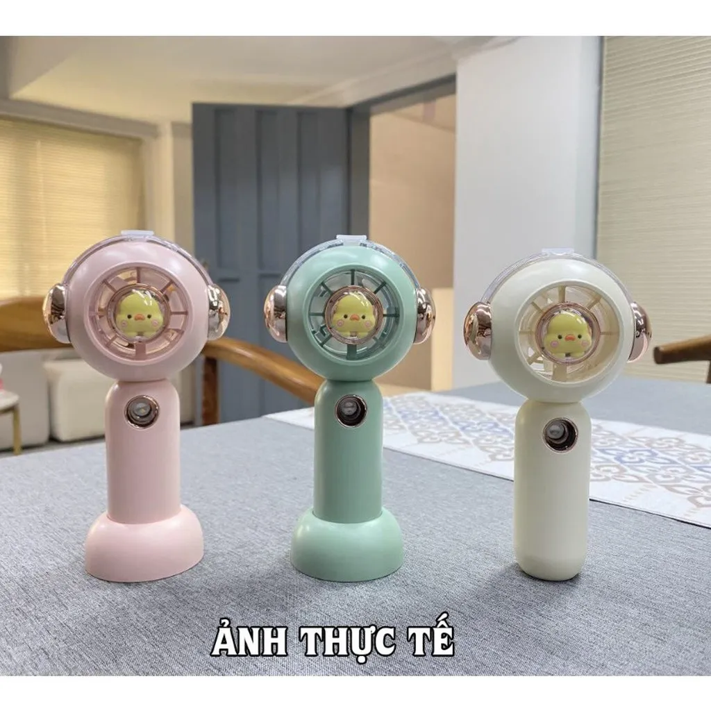 Quạt Cầm Tay Mini Phun Sương Dm-53 - Su