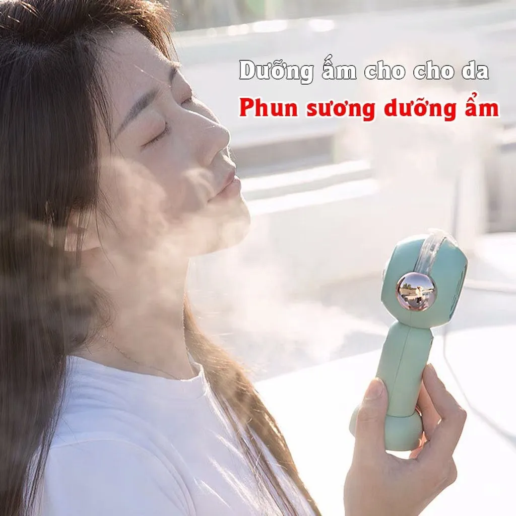 Alternative view of Quạt Cầm Tay Mini Phun Sương Dm-53 - Su