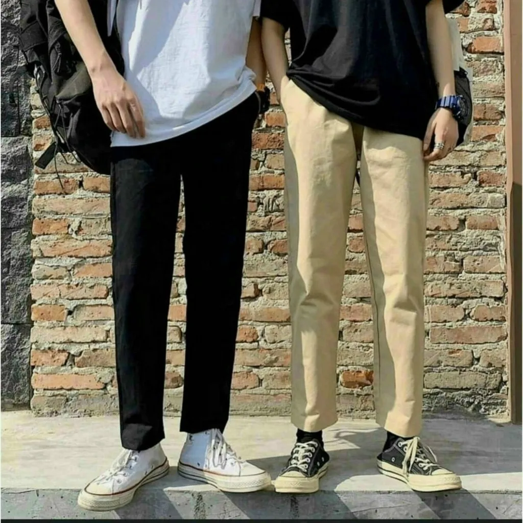 Quần Dài Baggy Nam Nữ Unisex Kaki Ống Suông Basic - Ausa House