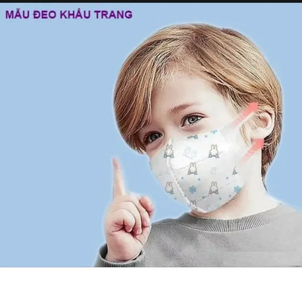 Alternative view of Hộp 50 Khẩu Trang Y Tế 3d Kids Cho Bé Từ 2- 7 Tuổi Ctb136 - Bechip