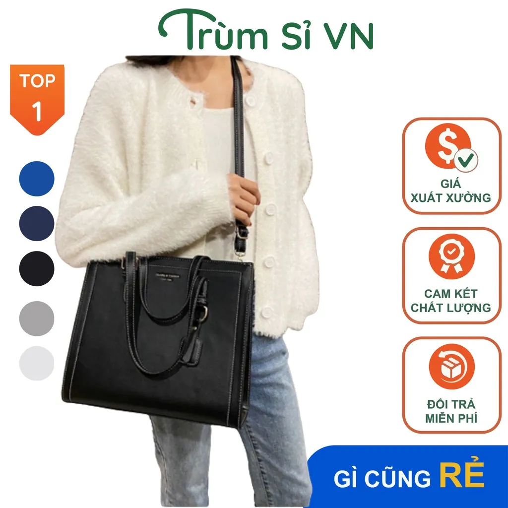 Túi Xách Nữ Công Sở Cao Cấp Da Lì Zize 30 T045 - Trùm Sỉ Vn
