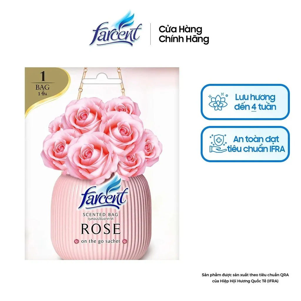 Túi Thơm Hương Hoa Hồng Farcent 10g - Farcent