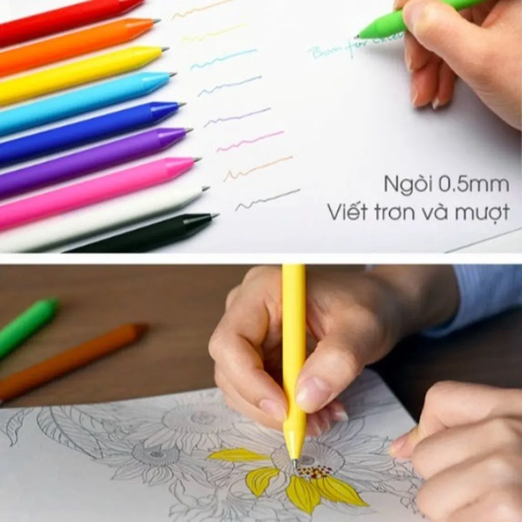 Alternative view of Kaco Pure St Bộ 10 Bút Bi 10 Màu K1015 Sy00010092 - Xiaomi
