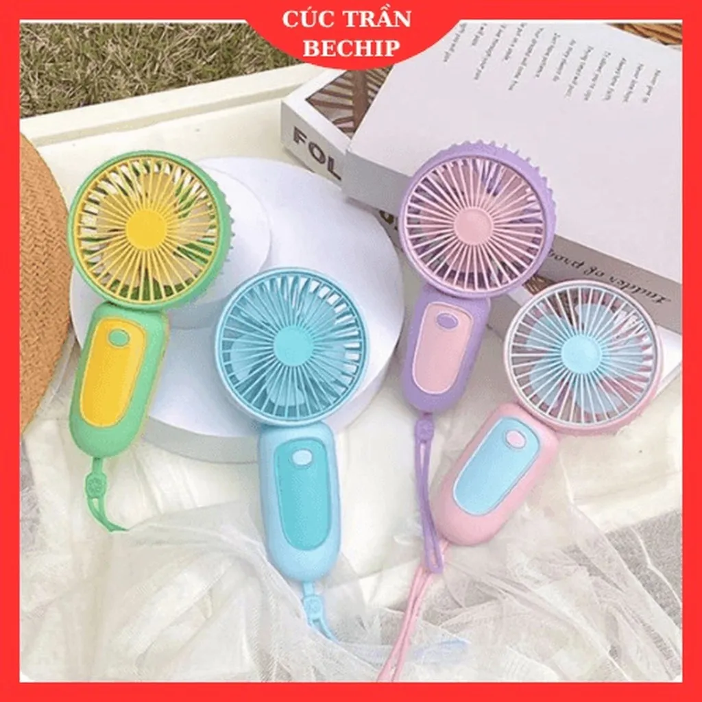 Quạt Tích Điện Mini Cầm Tay Nhỏ Gọn, Tiện Lợi Ctb154 – Bechip