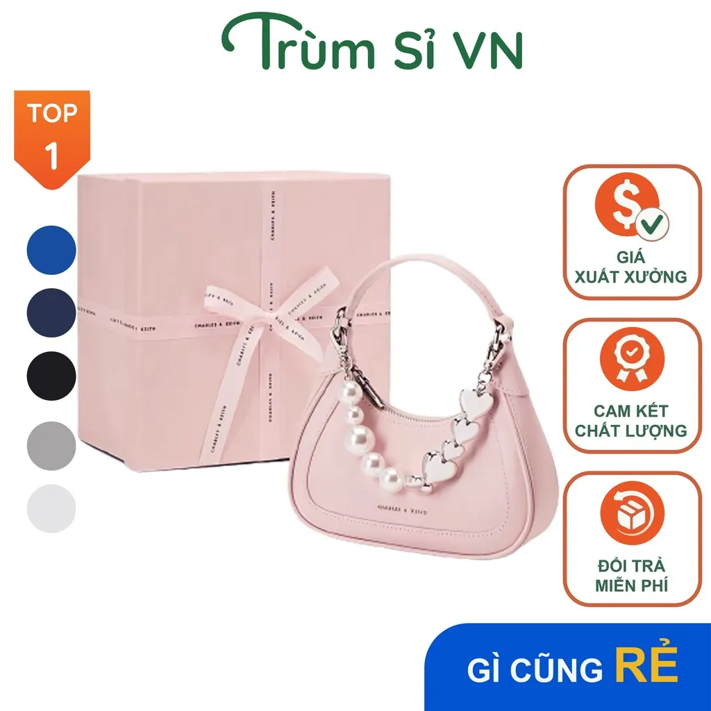 Túi Kẹp Nách Cnk Cao Cấp Dáng Bầu Size 22 T107 - Trùm Sỉ Vn