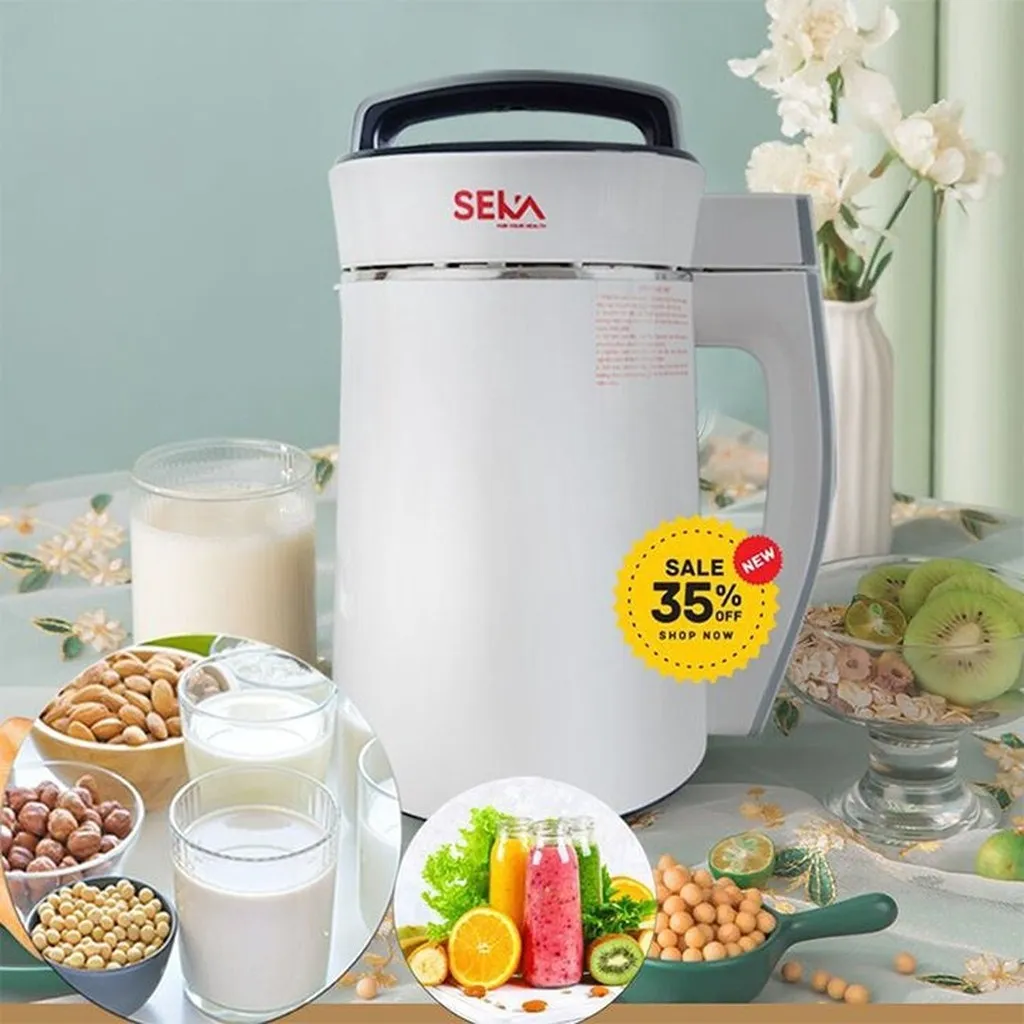 Máy Làm Sữa Hạt Đa Năng Seka, 10 Chế Độ Dễ Sử Dụng, Bảo Hành 12 Tháng, 1 Đổi 1 Trong 30 Ngày- Sương Mai