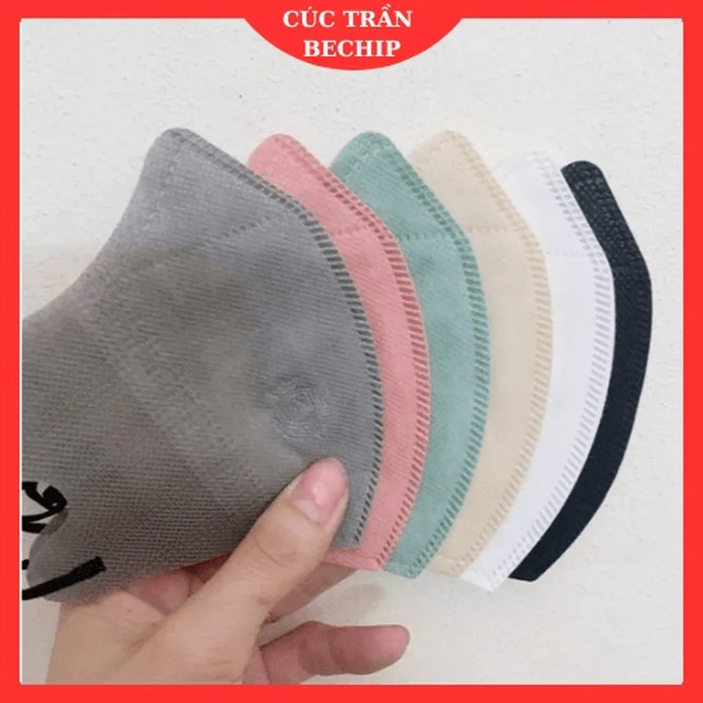 Combo 500 Cái Khẩu Trang 5d Duy Khánh Kháng Khuẩn, Ngừa Bụi Mịn Nhiều Màu Túi Zip Ctb153 – Bechip