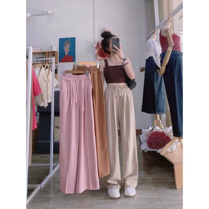 Quần Ống Suông Cao Cấp Gs-059 Hack Dáng - Be Yourself