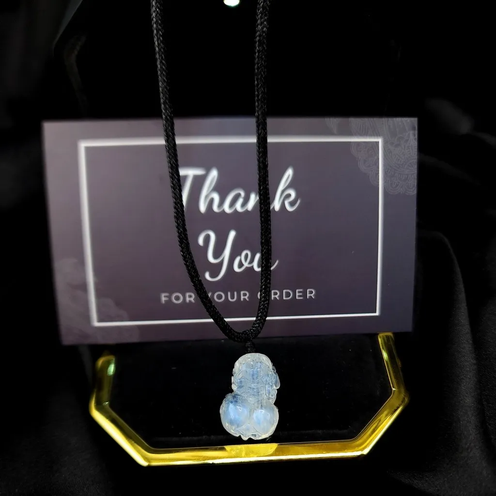 Alternative view of Dây Chuyền Tì Hưu Đá Moonstone Mặt Trăng Thiên Nhiên - Thắng Giang