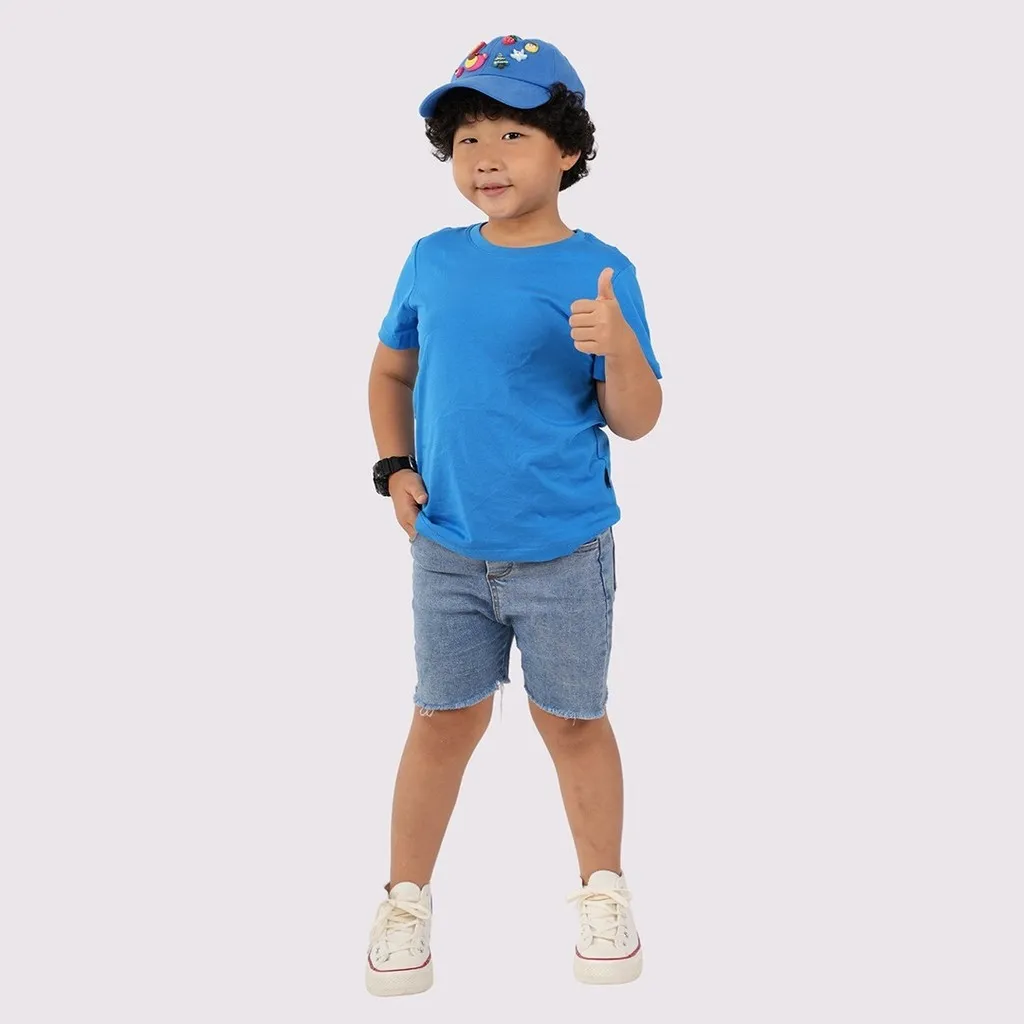 Áo Thun Xanh Yamaha Cho Bé Với 100% Cotton Cao Cấp Kháng Khuẩn Và Thoáng Mát - Gold Rhino