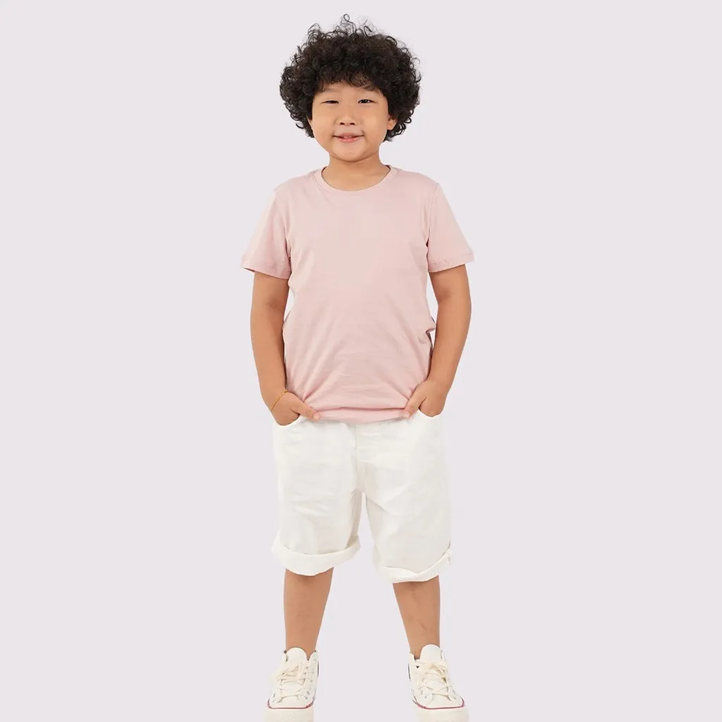 Áo Thun Hồng Jp Cho Bé Với 100% Cotton Cao Cấp Kháng Khuẩn Và Thoáng Mát - Gold Rhino