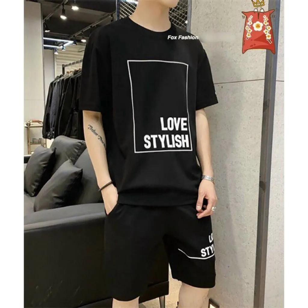 Alternative view of Đồ Bộ Thể Thao Nam Nữ Unisex Love Stylish - Ausa House