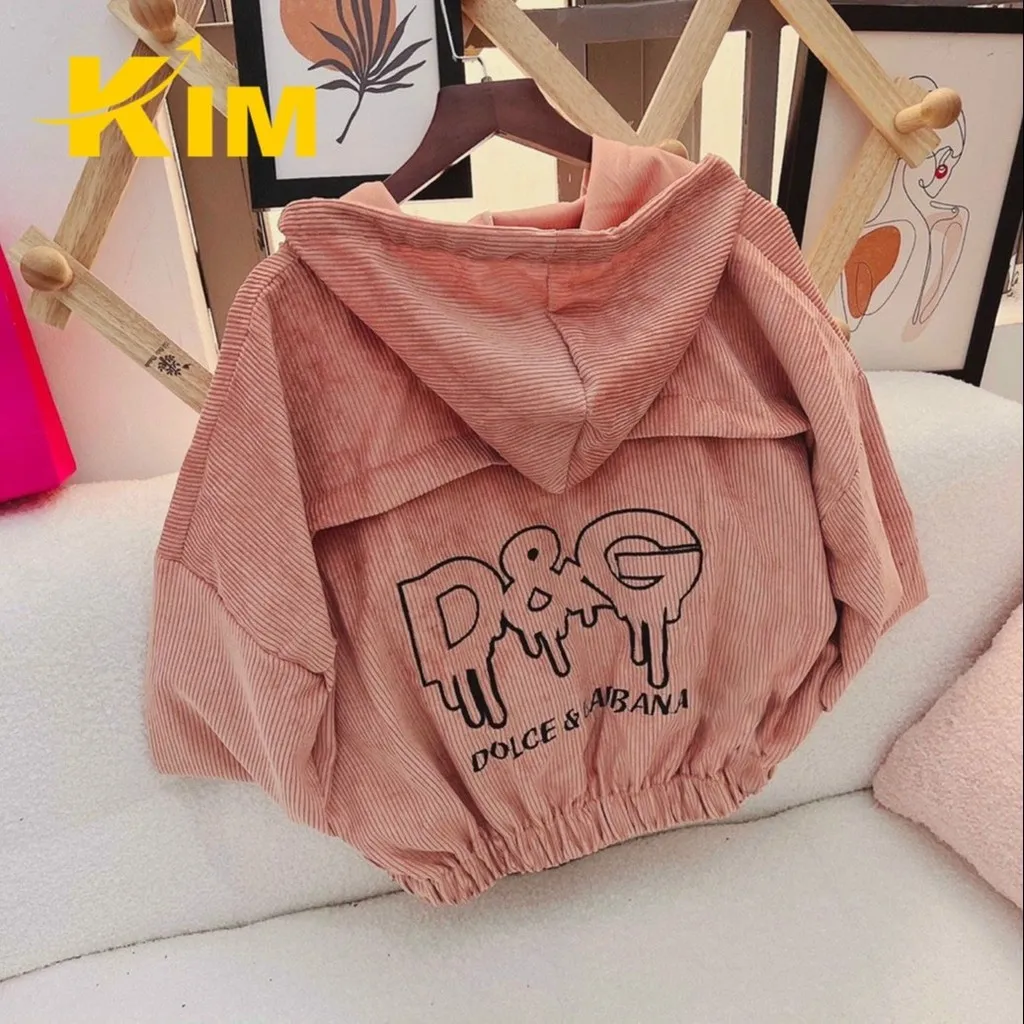 Áo Khoác Nhung Tăm Dáng Lửng Túi Hộp - Kim