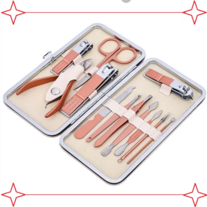 Bộ Dụng Cụ Làm Móng Đa Năng 12 Món Cao Cấp Loại Lớn Dc007 - Lady's Passion