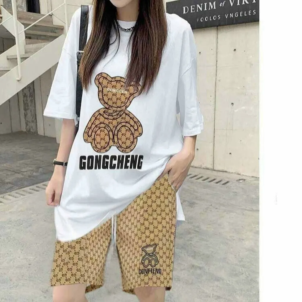 Alternative view of Đồ Bộ Thể Thao Nam Nữ Unisex Hình Gấu Teddy - Ausa House