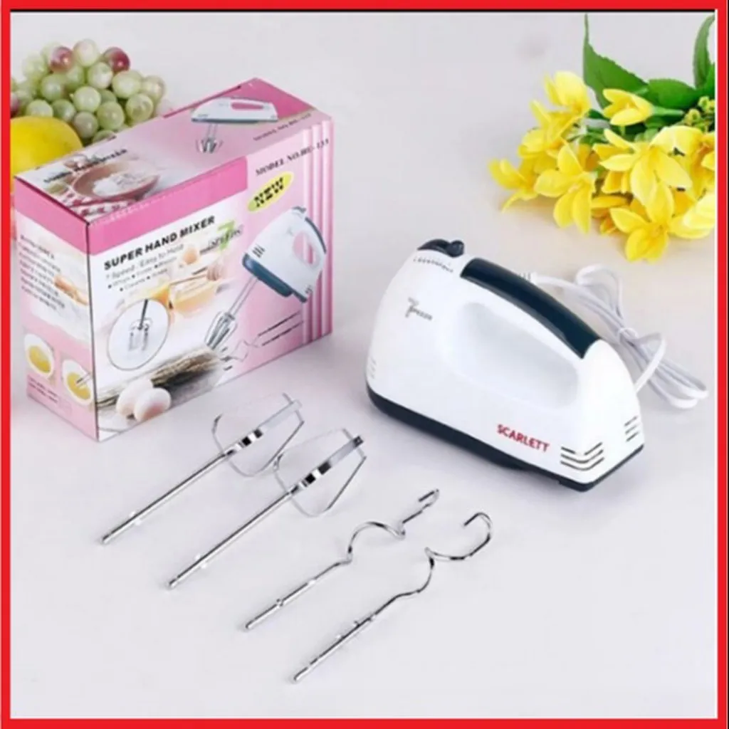 Máy Đánh Trứng Scarlett Cầm Tay 7 Tốc Độ Cực Mạnh Ctb183 - Bechip