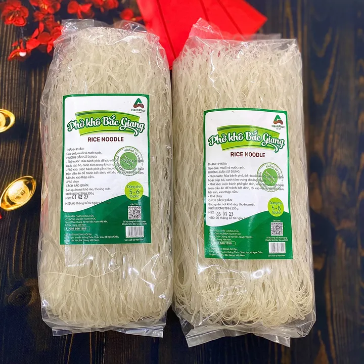 (combo 4 Túi) Phở Khô Hạnh Phúc - Đặc Sản Bắc Giang