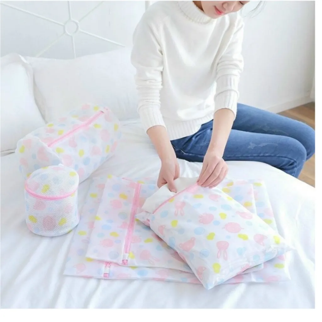 Alternative view of Set 5 Túi Lưới Giặt Đồ Bảo Vệ Quần Áo Khi Giặt Nhiều Kích Thước Ctb168 - Bechip