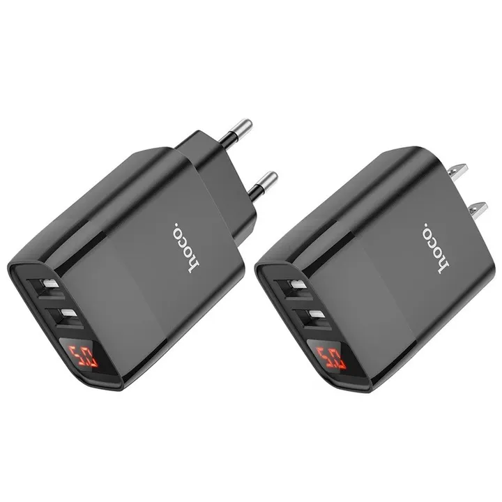 Alternative view of Bộ Sạc C86 - Hoco - Cho Smartphone -thiết Kế 2 Cổng Usb-đèn Báo Thông Số-công Nghệ Sạc Nhanh Qc3.0-seashop