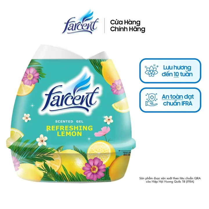 Hộp Sáp Thơm Farcent Hương Chanh 200g - Farcent