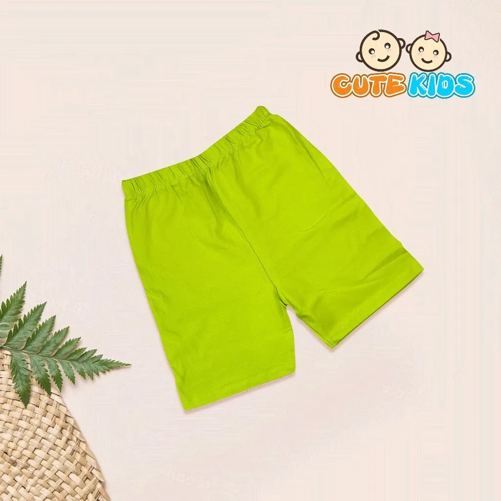 Quần Legging Đùi Trơn Bé Gái Cotton Xuất Đẹp Mềm Mát Co Giãn Cho Bé 38-50kg