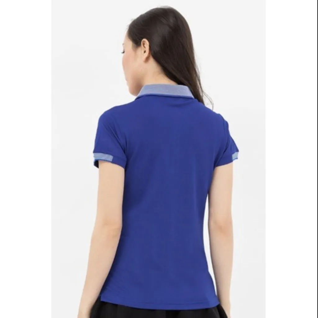 Alternative view of Áo Thun Thể Thao Nữ Cổ Vải Màu Cổ Vịt Cl1606778 - Colo Store
