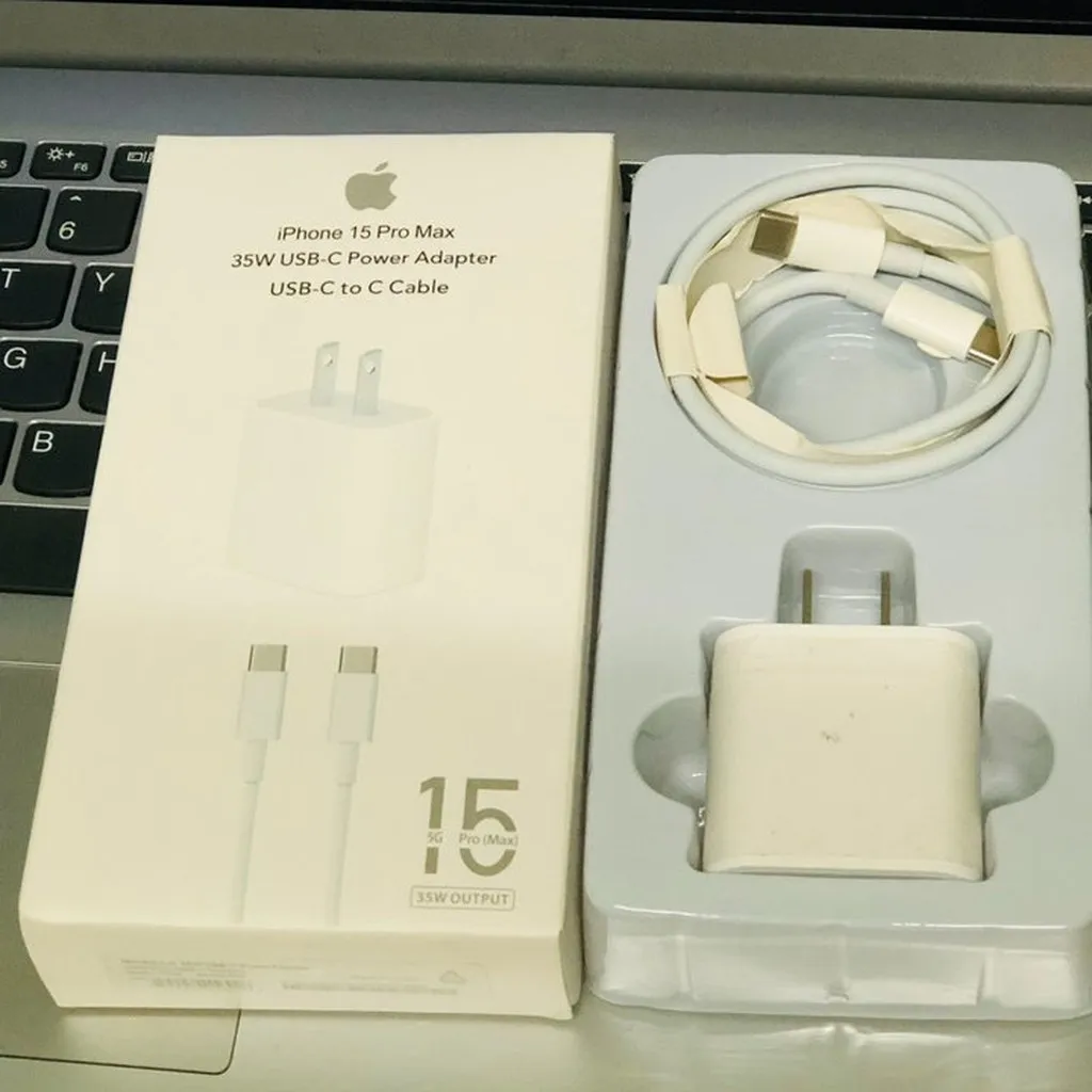 Alternative view of Bộ Sạc Nhanh Iphone 35w Cổng Type C - Silver