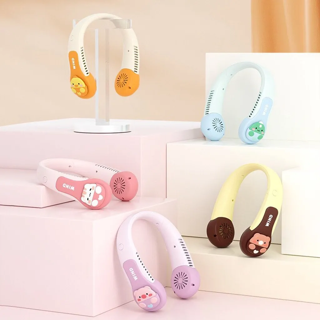 Quạt Đeo Cổ Mini Không Cánh Hình Thú Cs1330 - Gdn