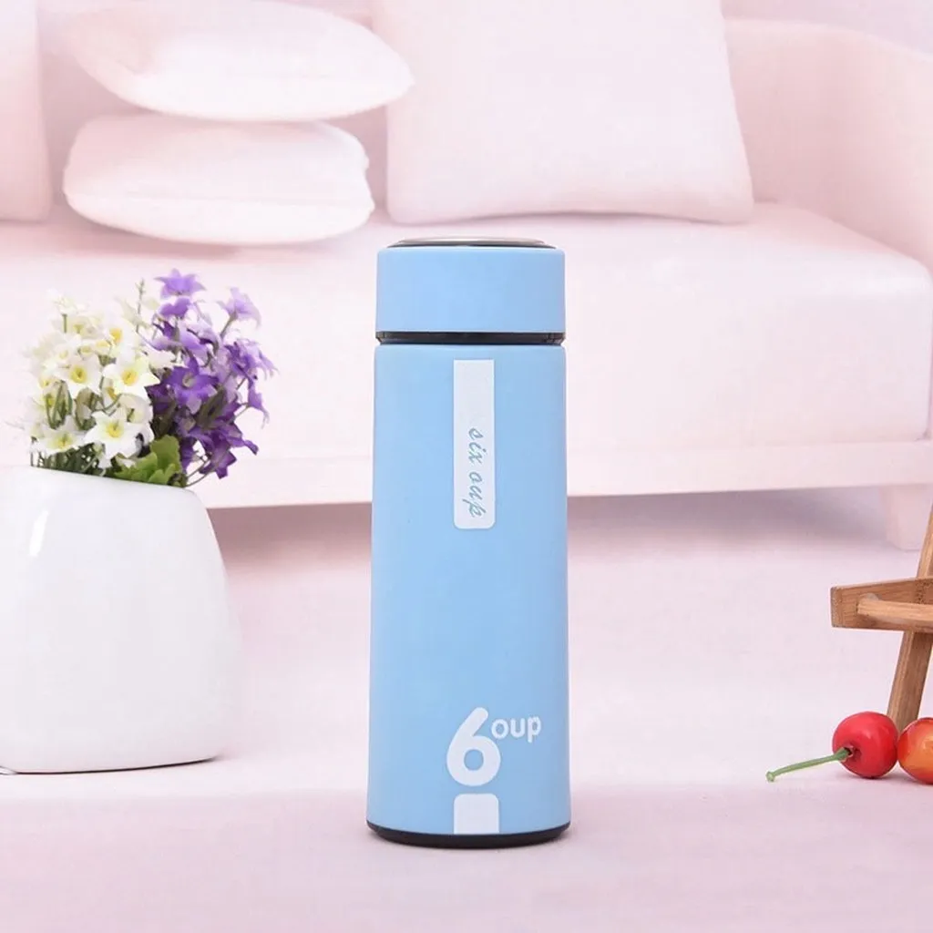 Alternative view of Bình Chai Đựng Nước Thủy Tinh 6oup 400ml Có Vỏ Bọc Nhựa Nhiều Màu - Minh Ngọc (giao Màu Ngẫu Nhiên)