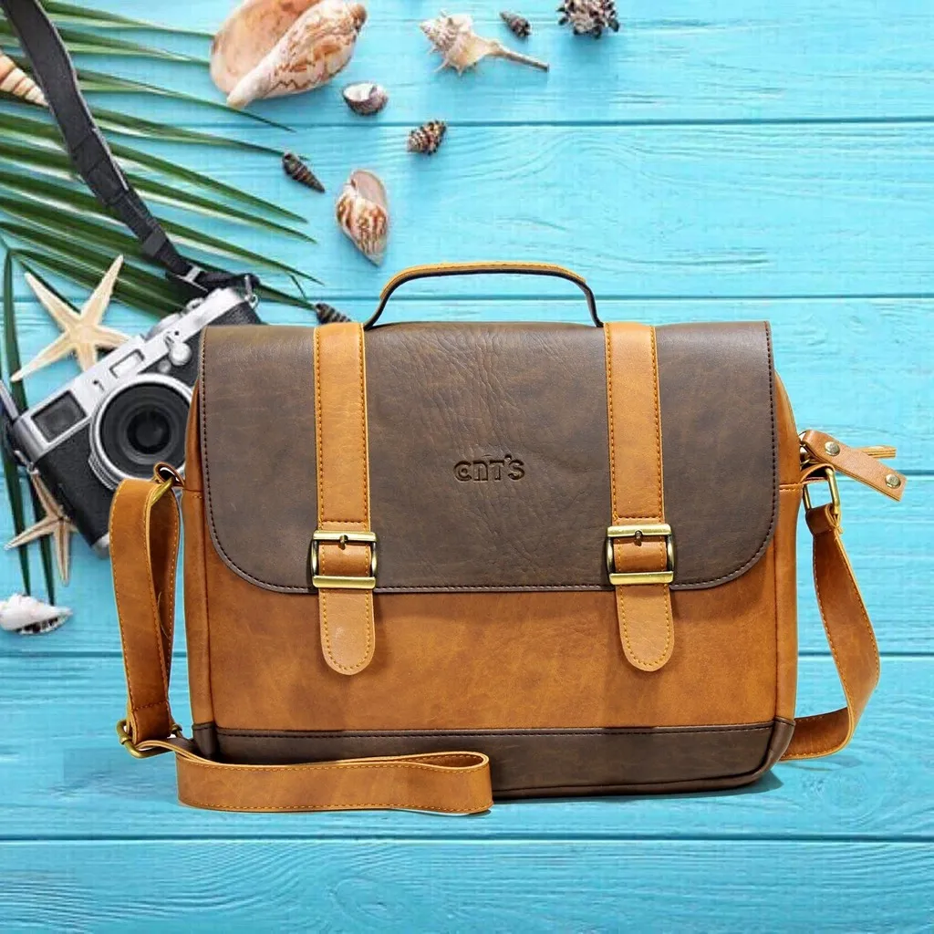 Cặp Da Đeo Chéo Đựng Latop 13inch Ca20 Winnie House - Cnt