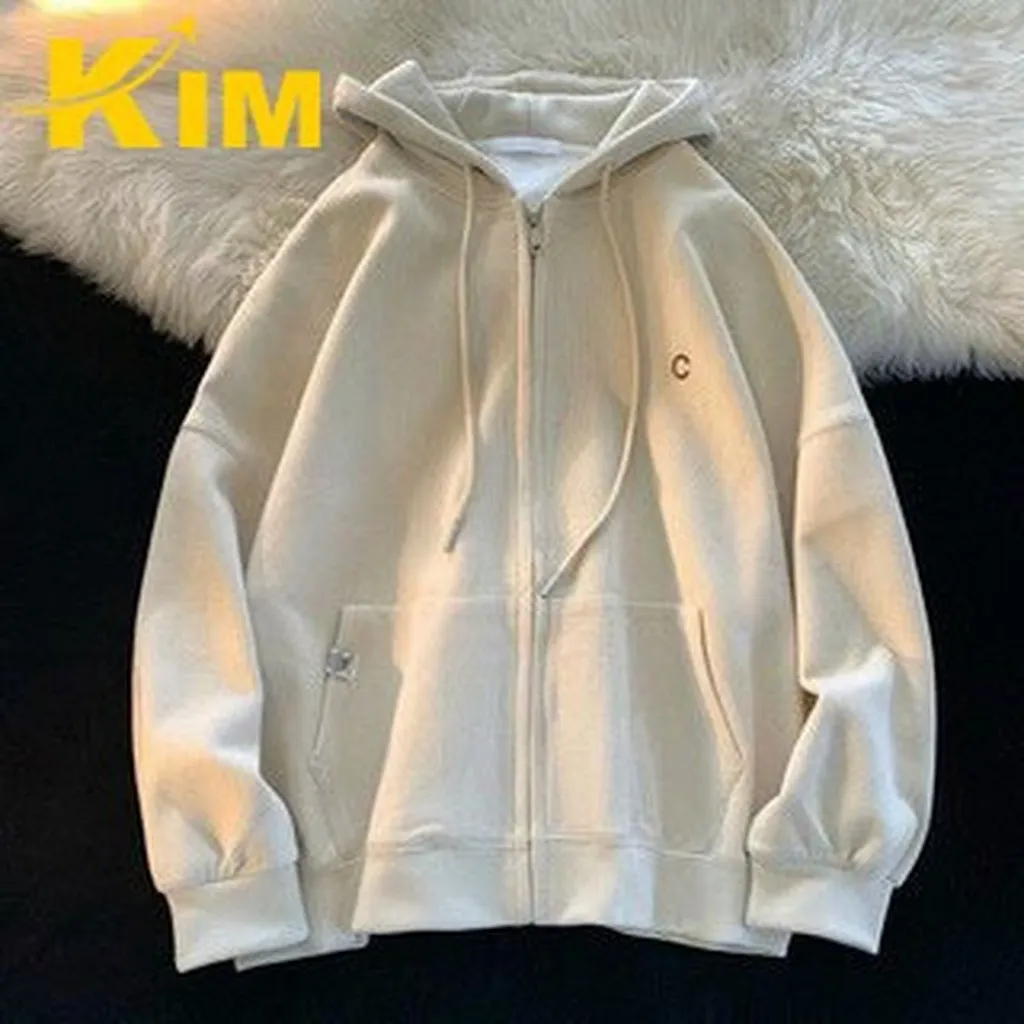 Alternative view of Áo Hoodie Nữ Unisex Mũ Trùm Đầu 2 Lớp Mẫu Đẹp - Kim