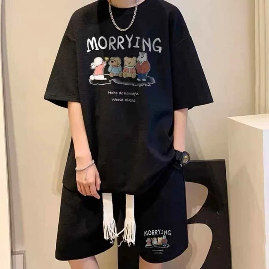 Alternative view of Đồ Bộ Thể Thao Nam Nữ Unisex Vải Xốp Tổ Ong Morrying 2 Size- Ausa House