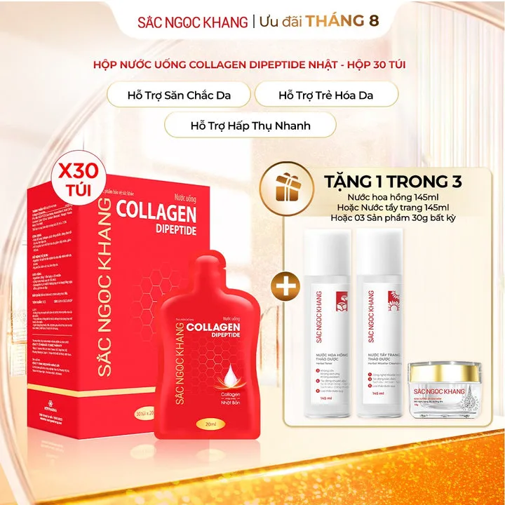 Nước Uống Collagen Dipeptide - Liệu Trình 1 Tháng - Sắc Ngọc Khang