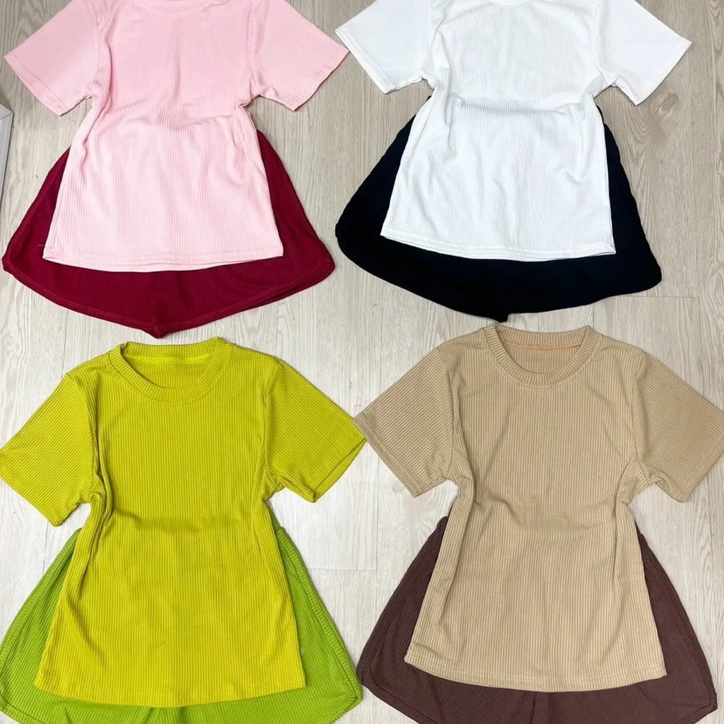 Set Bộ Trơn Form Vải Thun Gân - Lê Phương Boutique