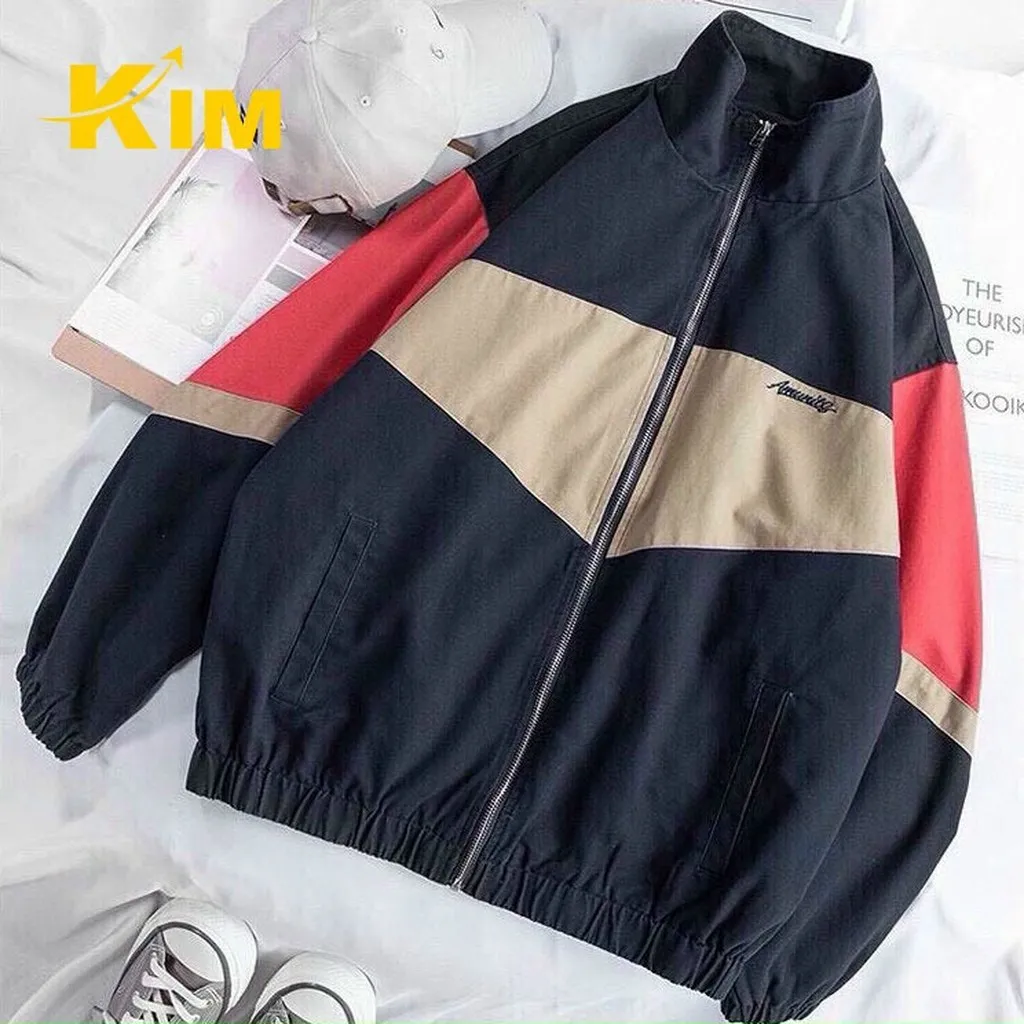 Alternative view of Áo Khoác Kaki Unisex Phối Màu Siêu Đẹp - Kim