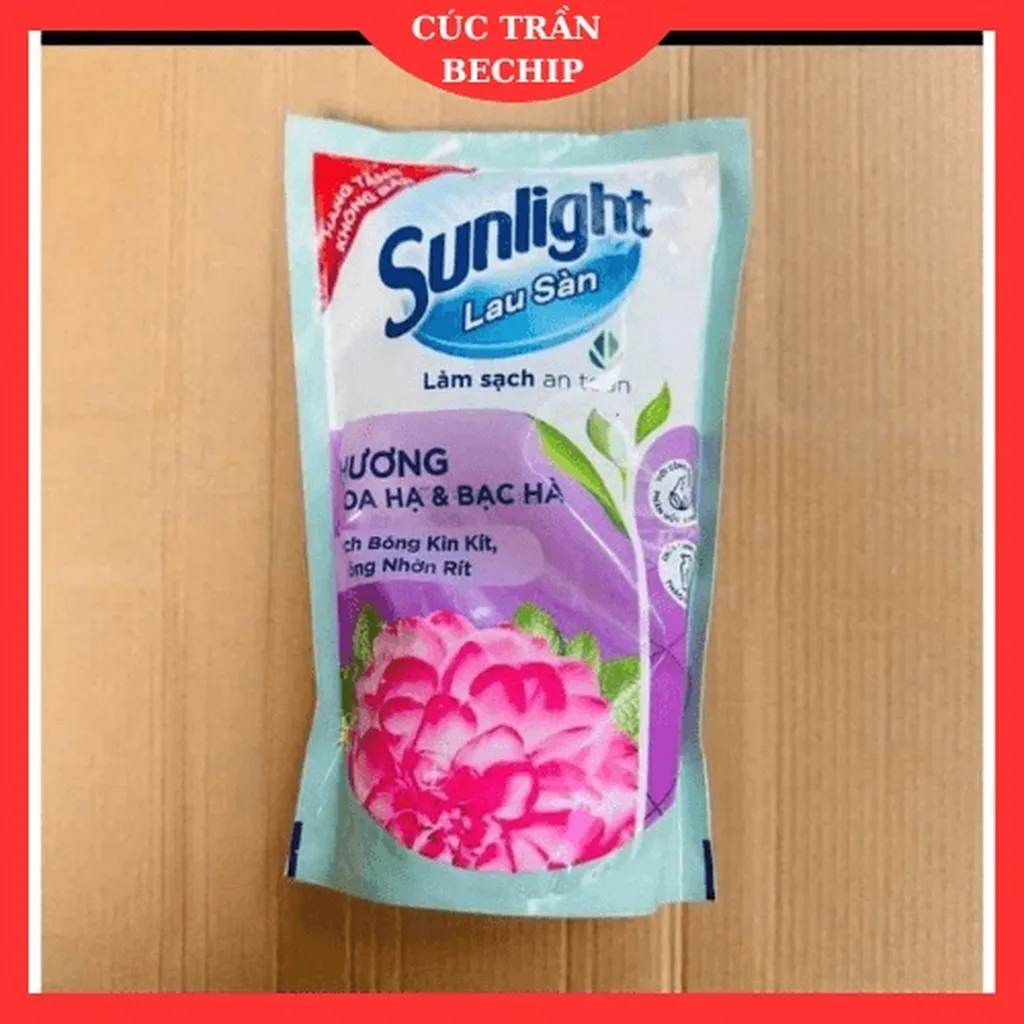 Nước Lau Sàn Sunlight Hương Hoa Hạ Và Bạc Hà Thơm Ngất Ngây Túi 700g Ctb194 – Bechip