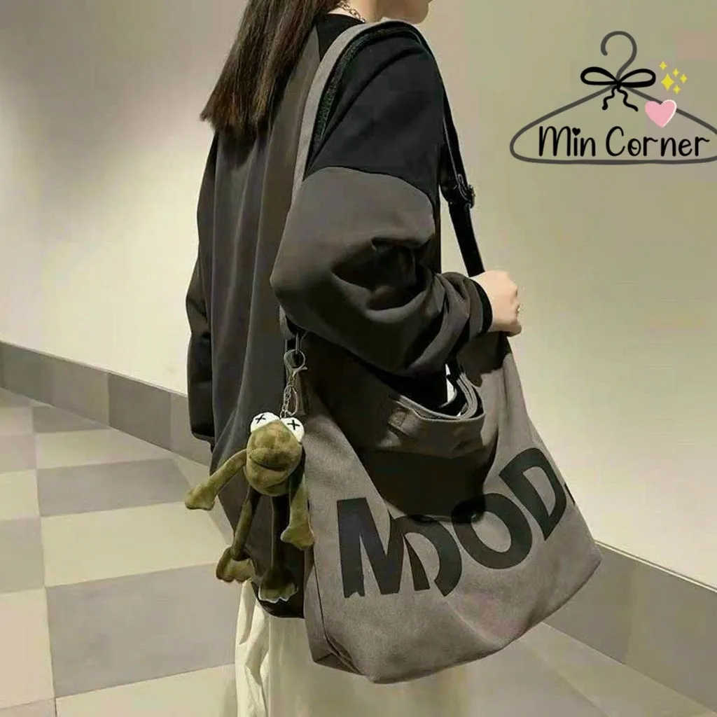 Túi Tote Unisex In Chữ Mood Mt99 - Min Corner