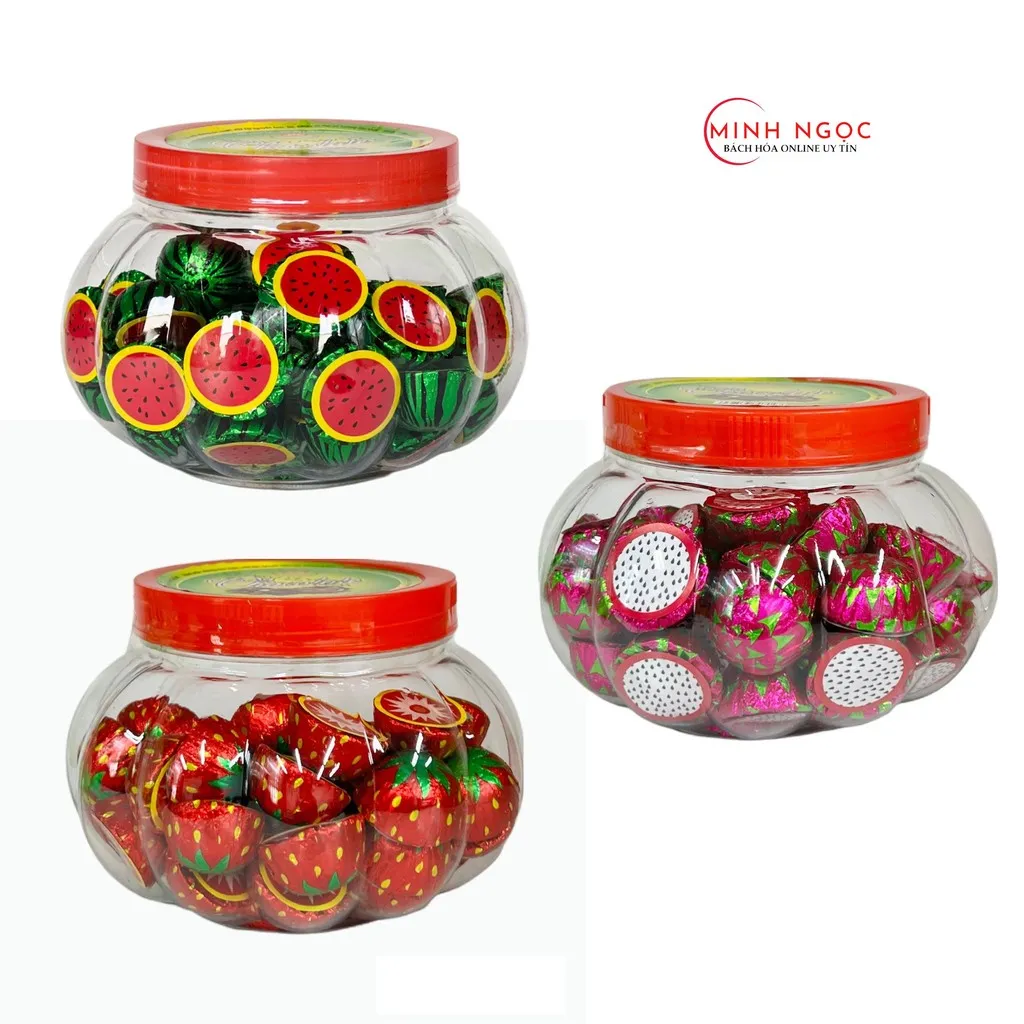 Kẹo Socola Hủ 385 Gram Các Loại - Minh Ngọc