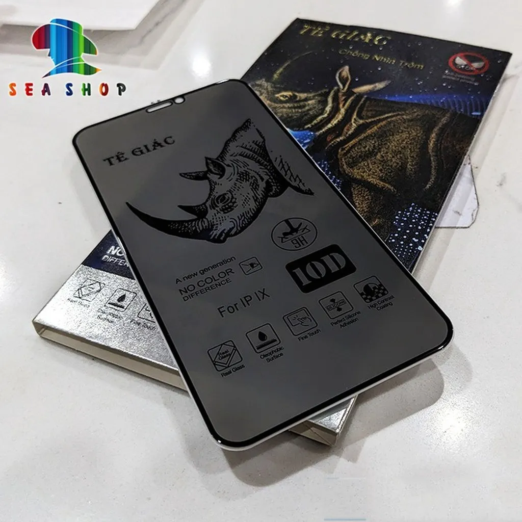 Kính Chống Nhìn Trộm Vivo Y51 2020, Y51 2021, Y53s, Y70, Y72, Y76 5g, Y77 5g - Hiệu Tê Giác - Full Màn Hình , Cảm Ứng Mượt Mà- Seashop