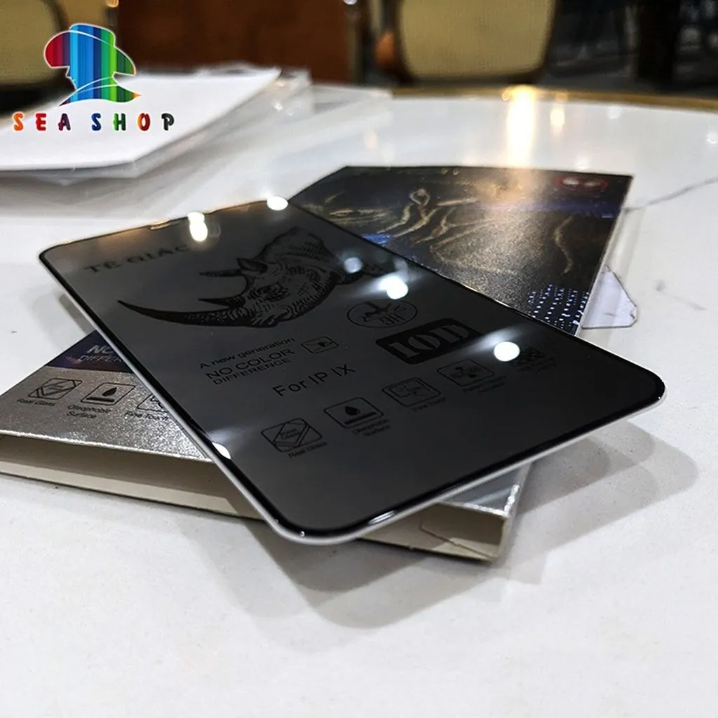 Alternative view of Kính Chống Nhìn Trộm Vivo Y02, Y02s, Y3s, Y12s, Y12s 2021- Hiệu Tê Giác - Full Màn Hình , Cảm Ứng Mượt Mà, Độ Cứng 9h - Seashop