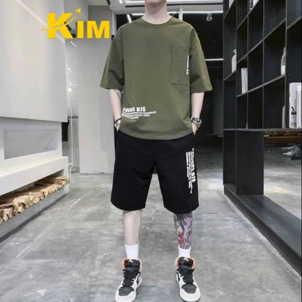 Đồ Bộ Nam Nữ In Ydbidng Djs Chất Thun Lưới Mè - Kim