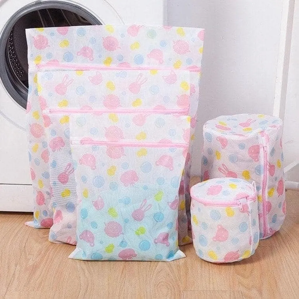 Set 5 Túi Lưới Giặt Đồ Hình Hoa - Gdn