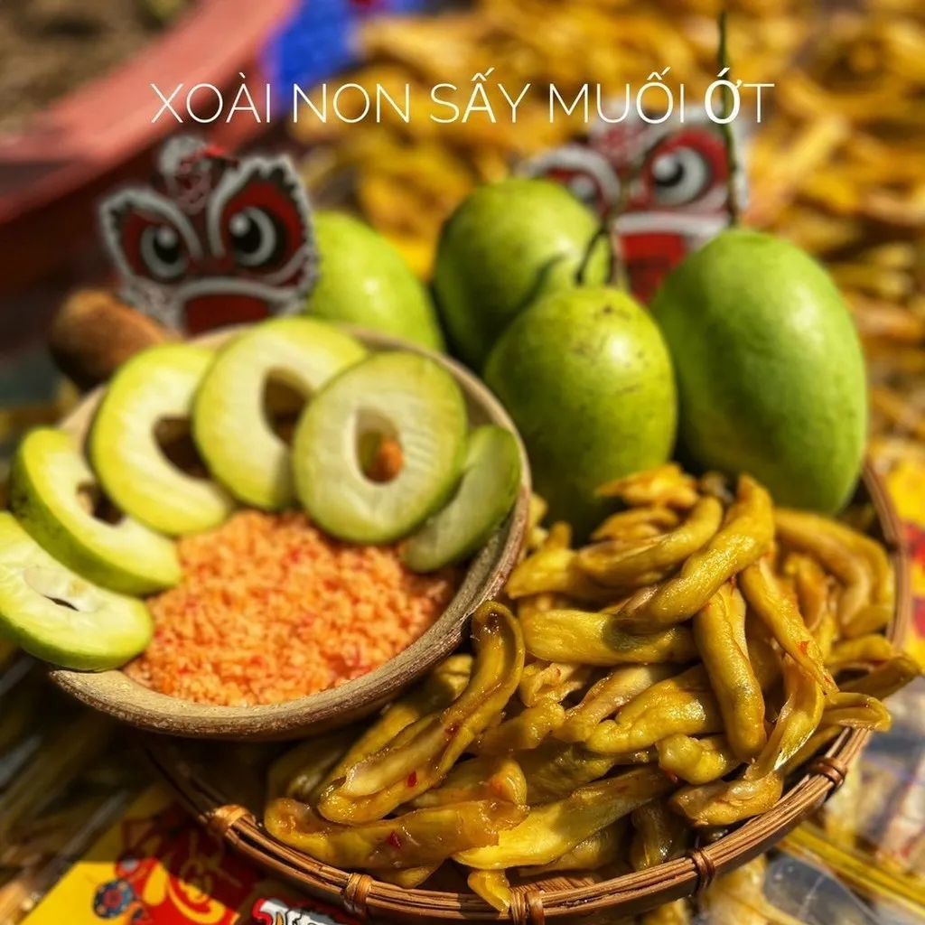 Alternative view of Xoài Non Sấy Muối Ớt Chua Cay Mặn Ngọt Đủ Vị 400g - Winnie House