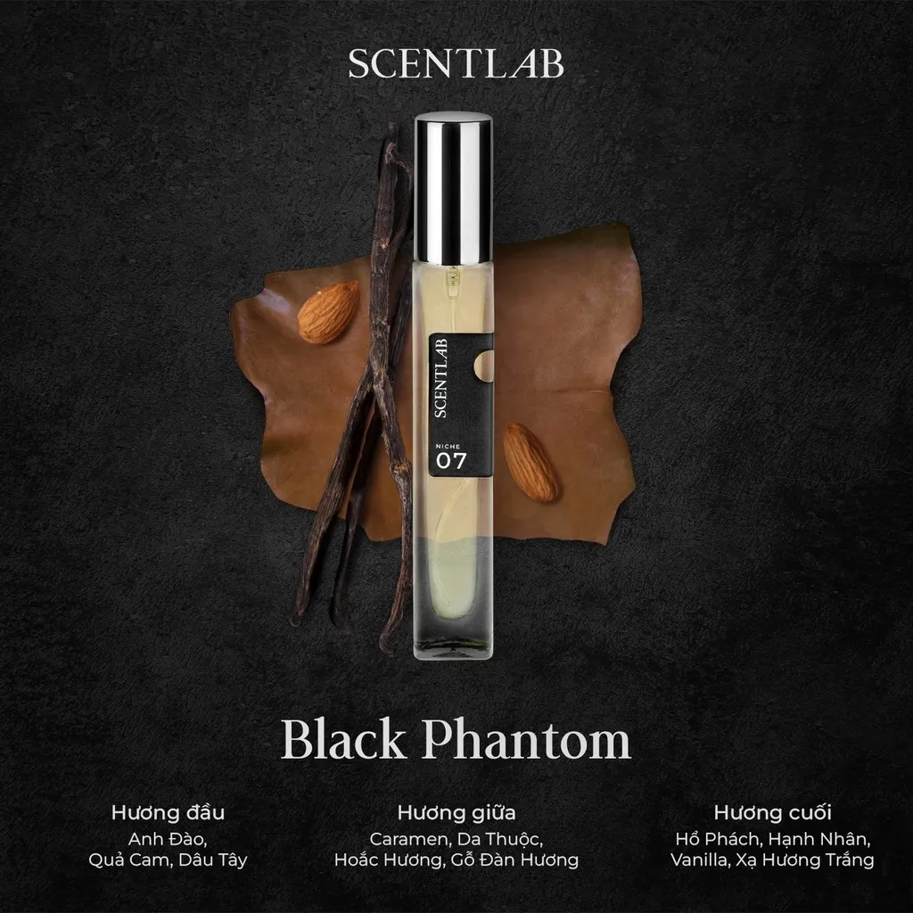Alternative view of Nước Hoa Nam Black Phantom No. 07 (10ml) - Scentlab