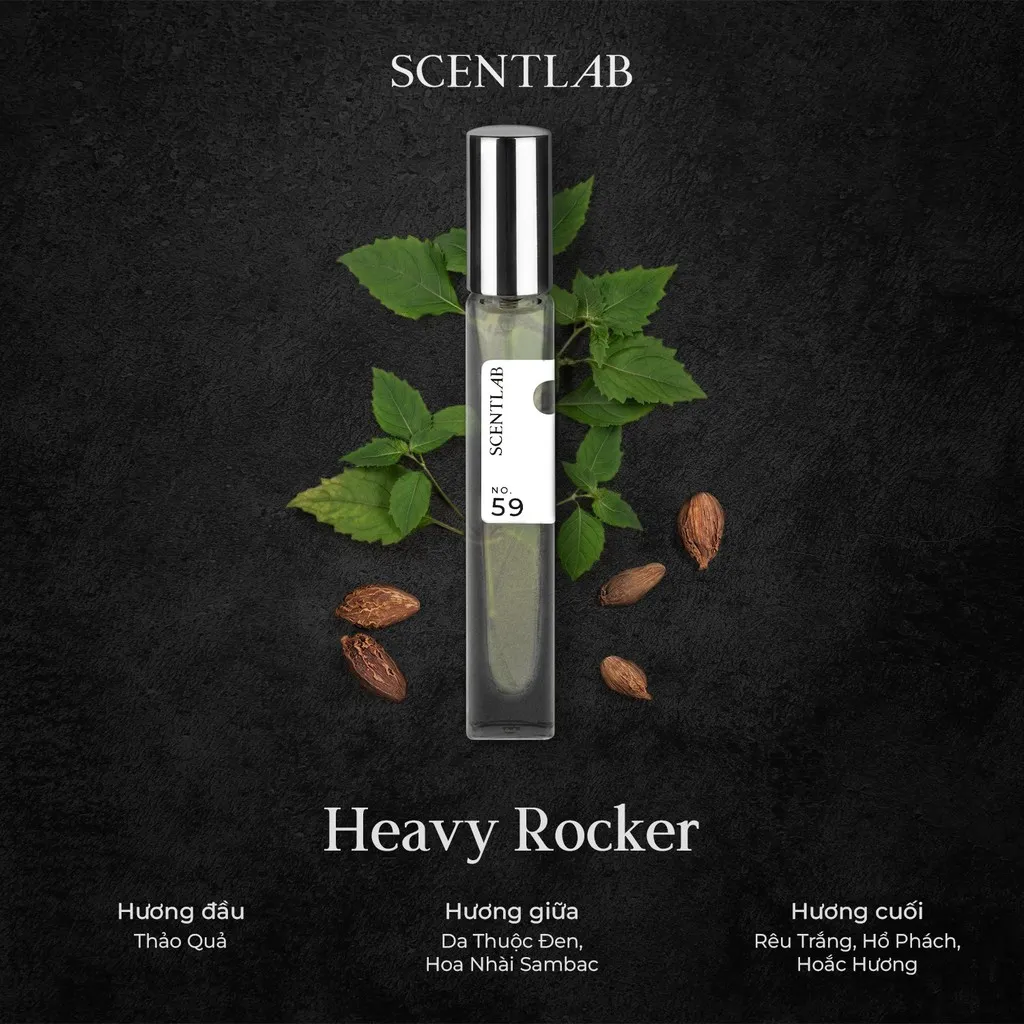 Alternative view of Nước Hoa Nam Heavy Rocker No. 59 (10ml) - Scentlab