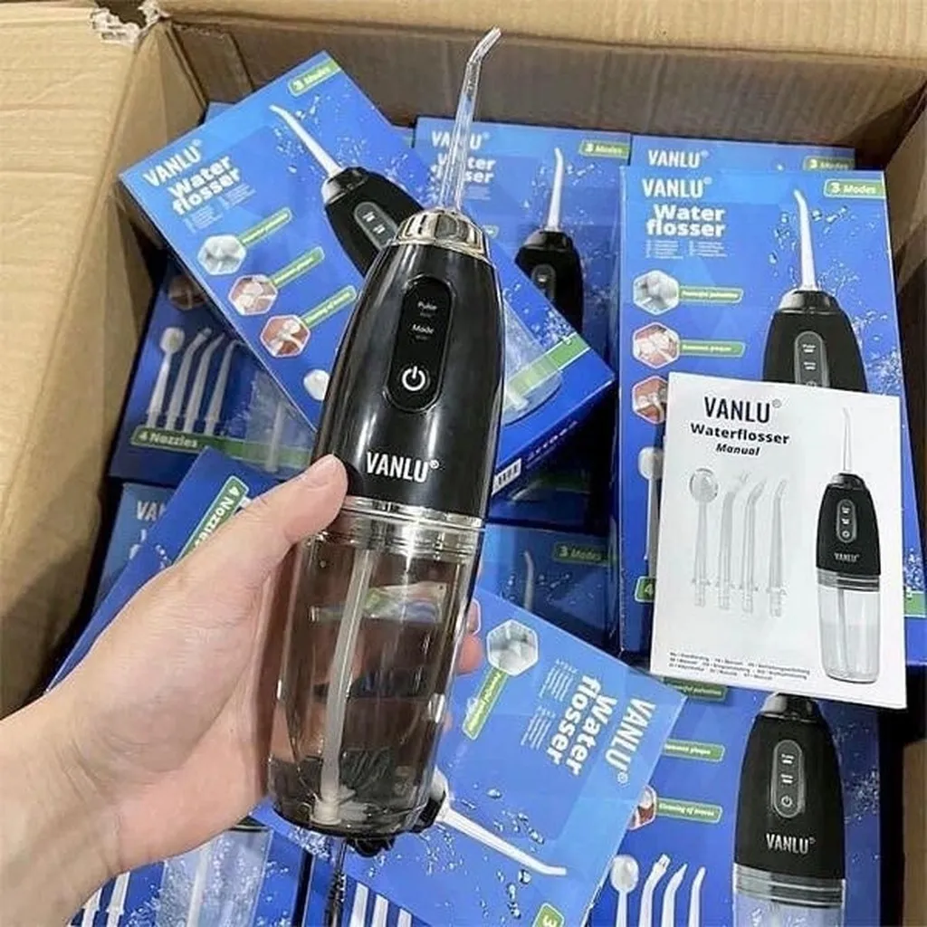 Alternative view of Máy Tăm Nước Optismile Vanlu Cao Cấp Chính Hãng Fullbox Tặng Kèm 4 Đầu Phun Gd058 - Lady's Passion
